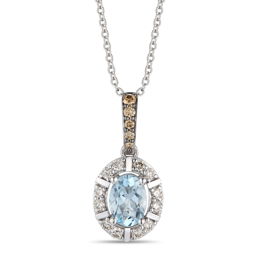 Vanilla Gold®Sea Blue Aquamarine®PENDANT