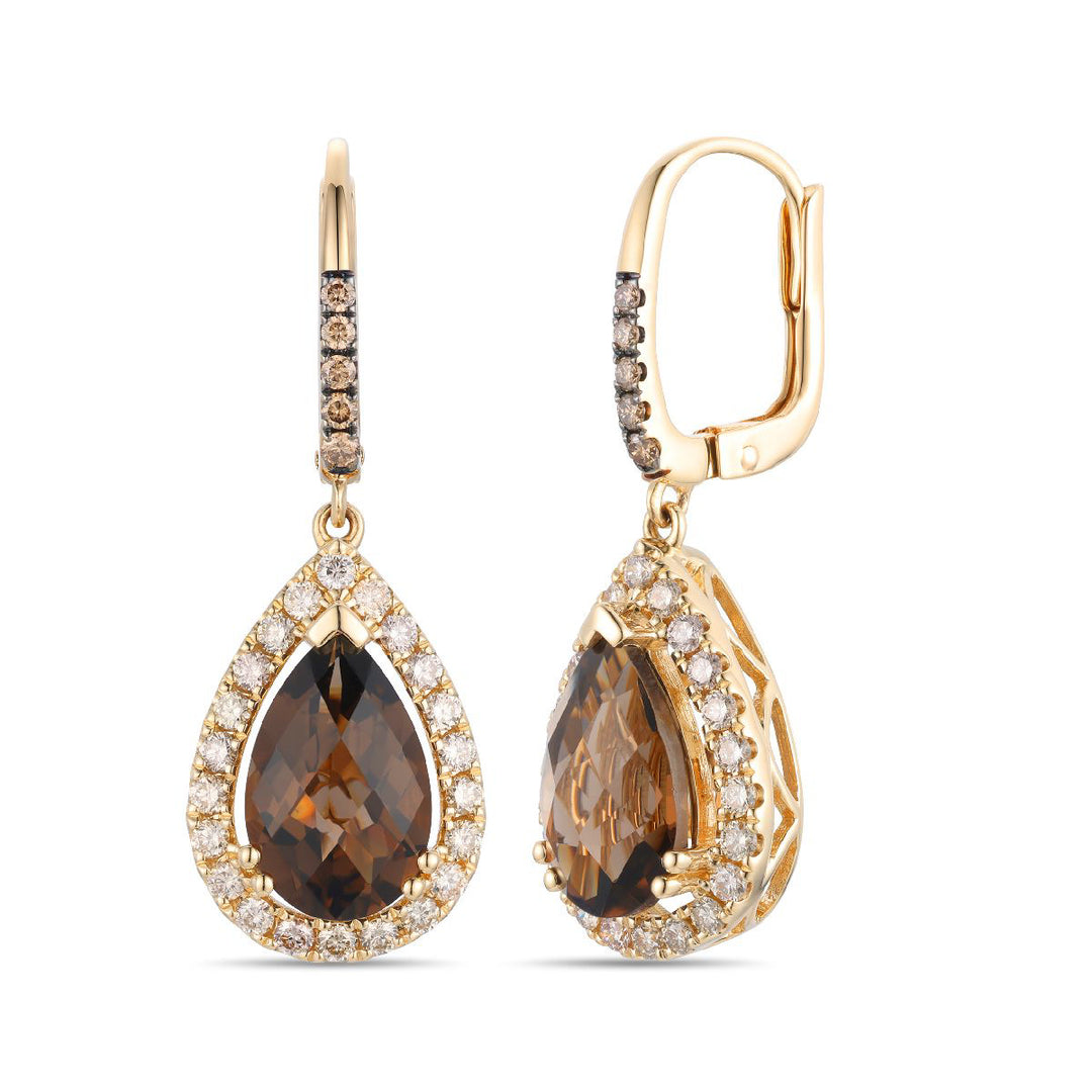 Honey Gold™Chocolate Quartz®EARRINGS