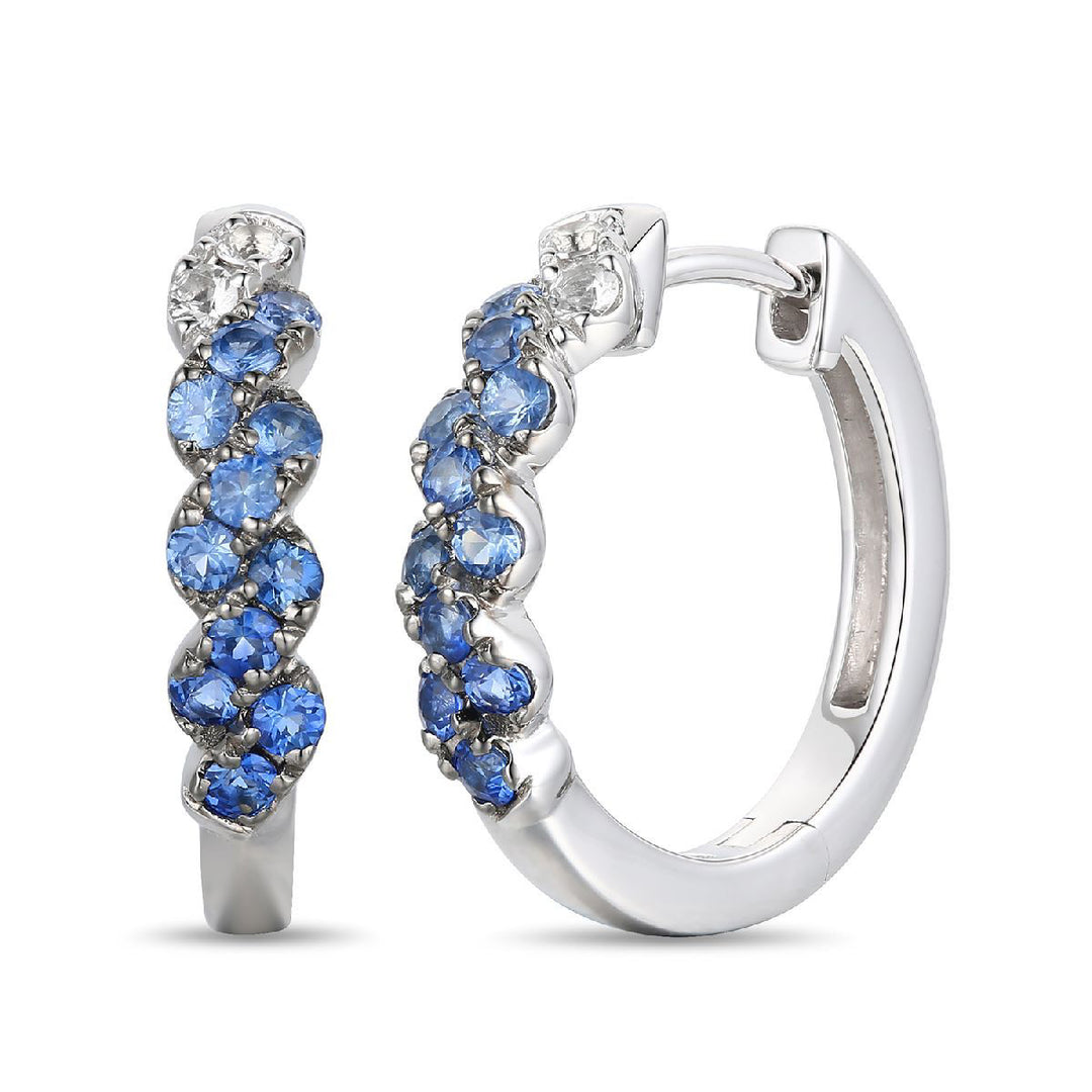 Vanilla Gold®Denim Ombré® SapphireEARRINGS