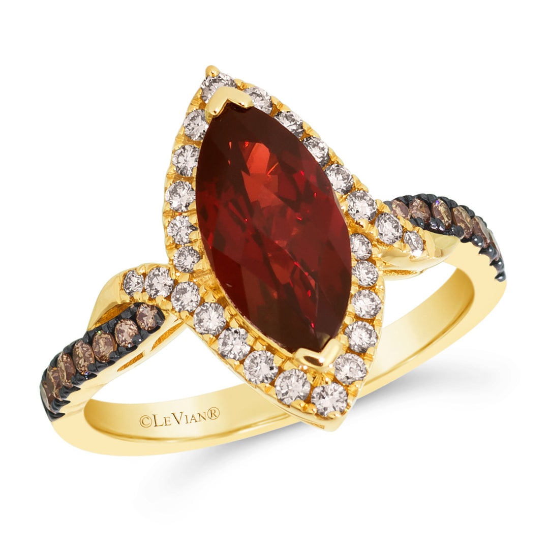 Honey Gold™Pomegranate Garnet™RING