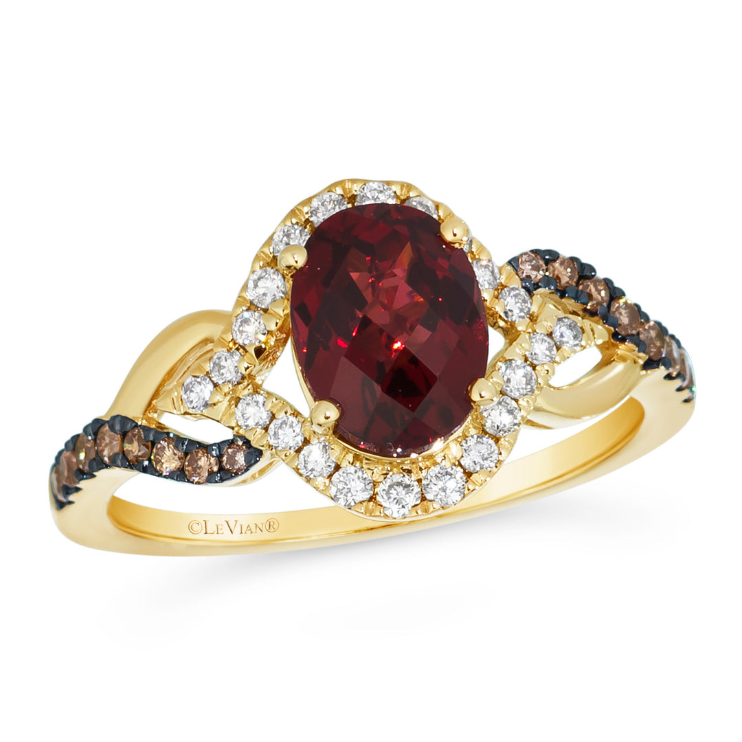 Honey Gold™Pomegranate Garnet™RING