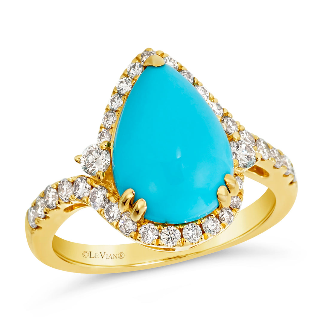 Honey Gold™Robins Egg Blue Turquoise™RING
