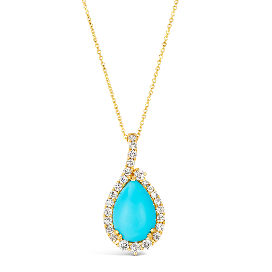 Honey Gold™Robins Egg Blue Turquoise™PENDANT