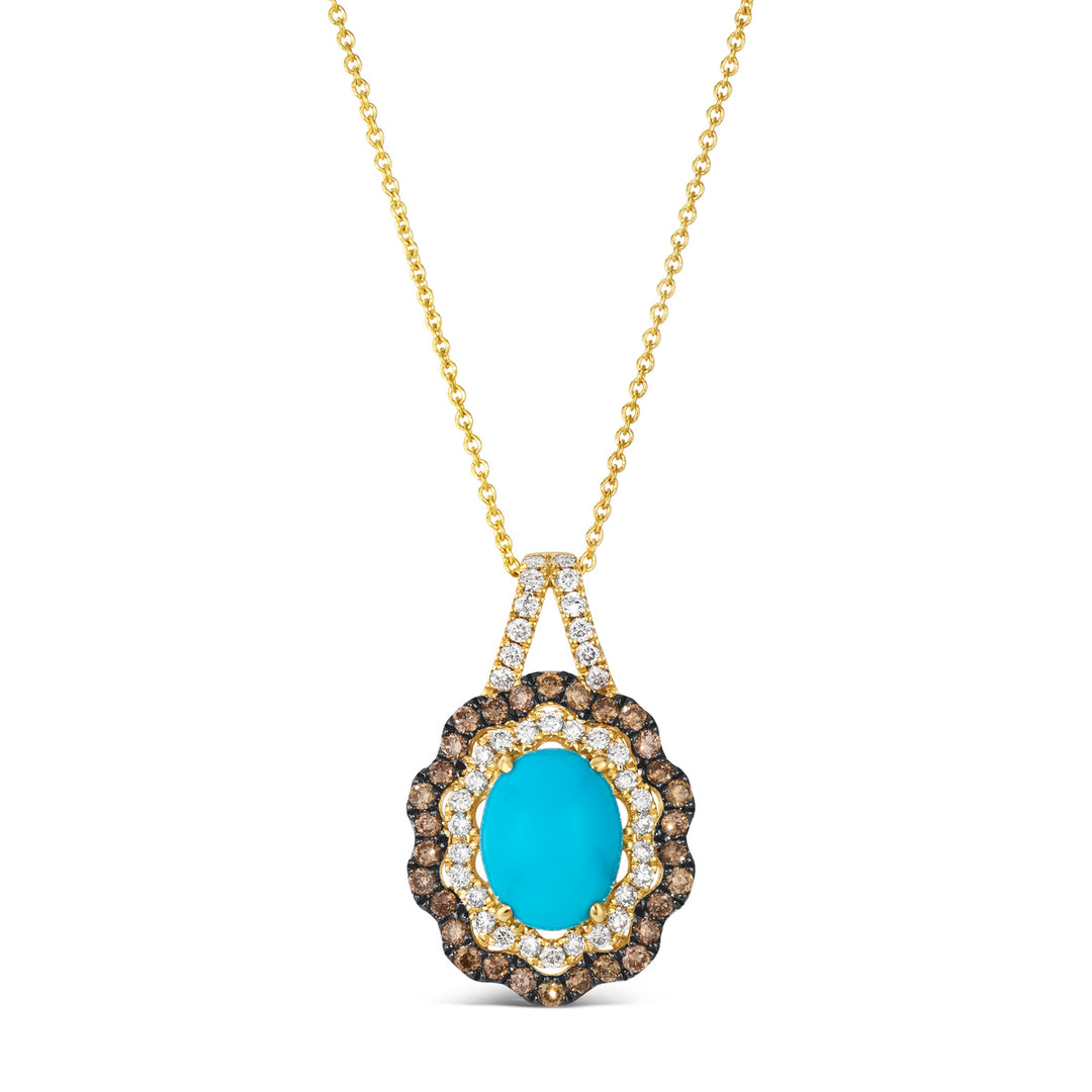 Honey Gold™Robins Egg Blue Turquoise™PENDANT