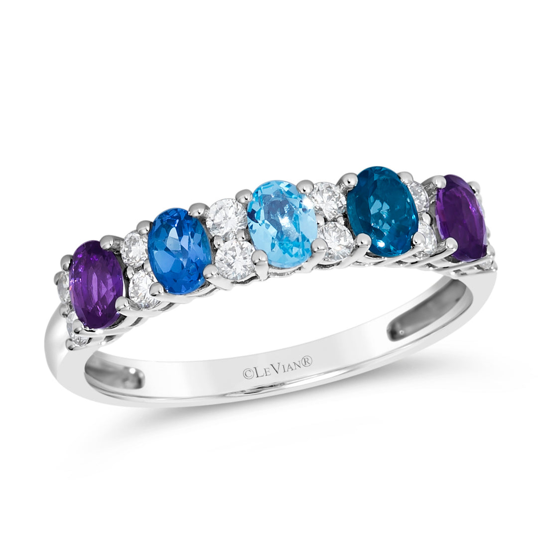 Vanilla Gold®Deep Sea Blue Topaz™RING