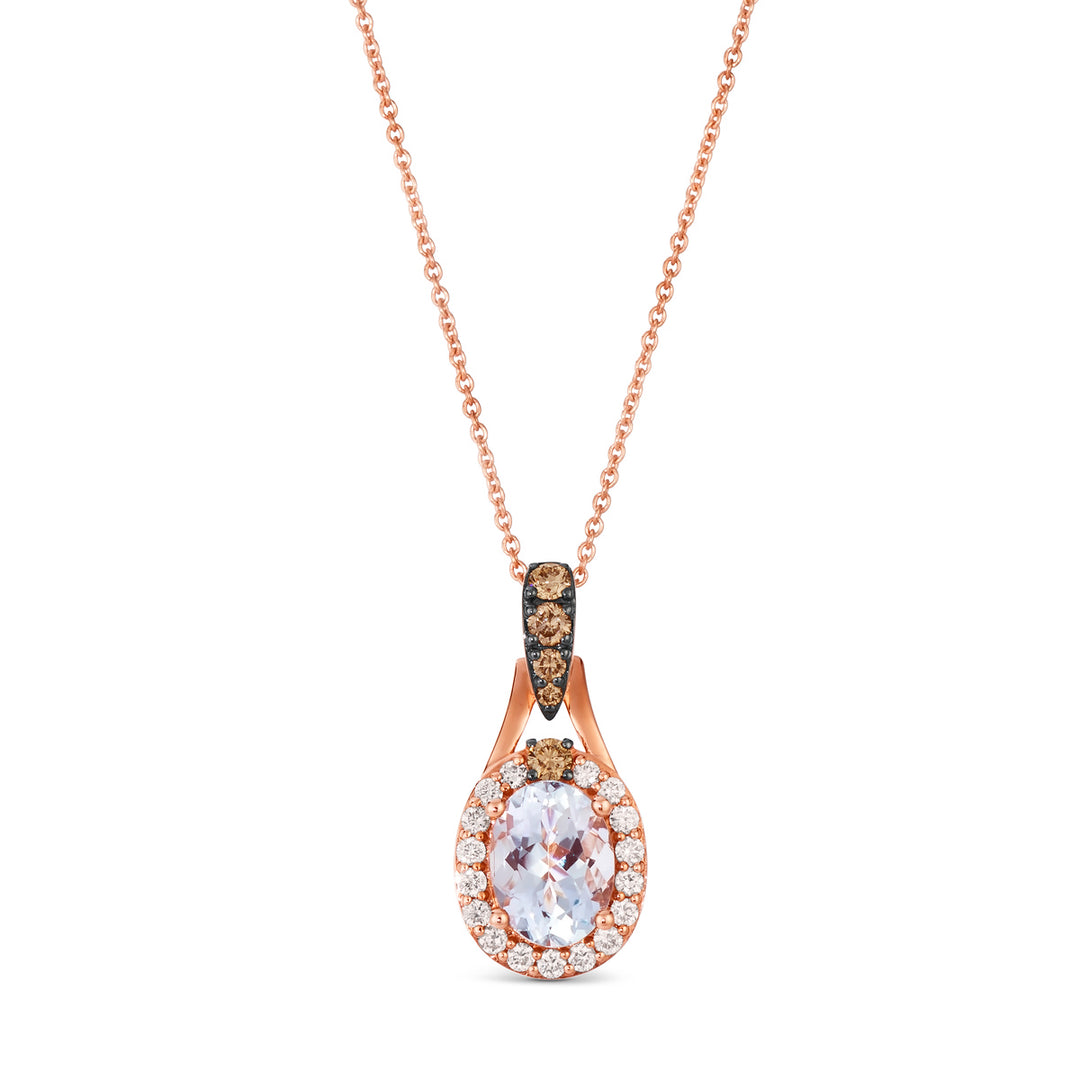 Strawberry Gold®Sea Blue Aquamarine®PENDANT
