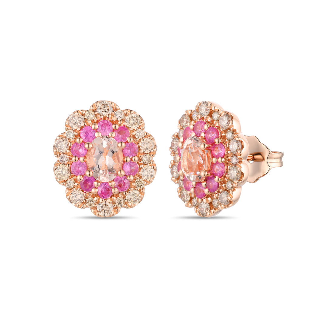 Strawberry Gold®Peach Morganite™EARRINGS