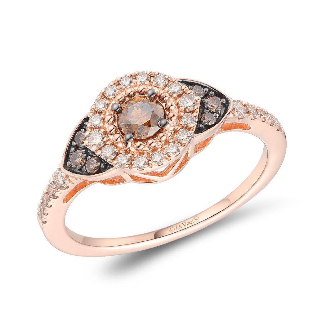Strawberry Gold®Chocolate Diamonds®RING