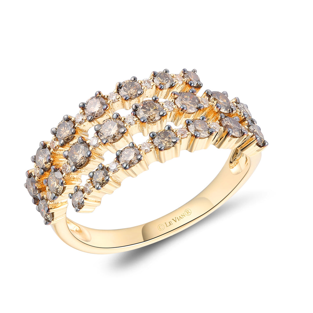 Honey Gold™Chocolate Diamonds®RING