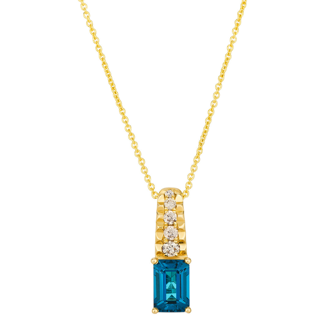 Honey Gold™Deep Sea Blue Topaz™PENDANT