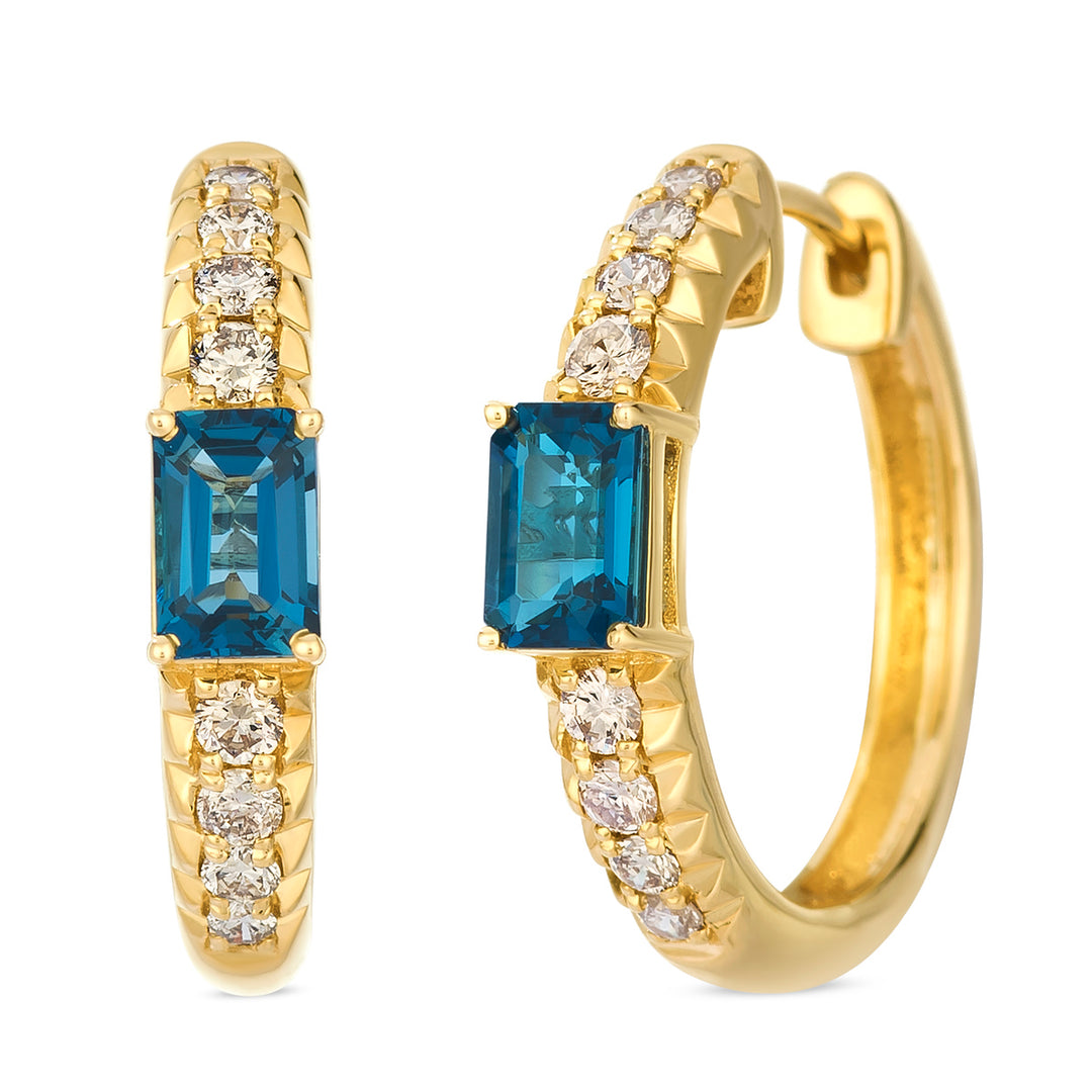 Honey Gold™Deep Sea Blue Topaz™EARRINGS