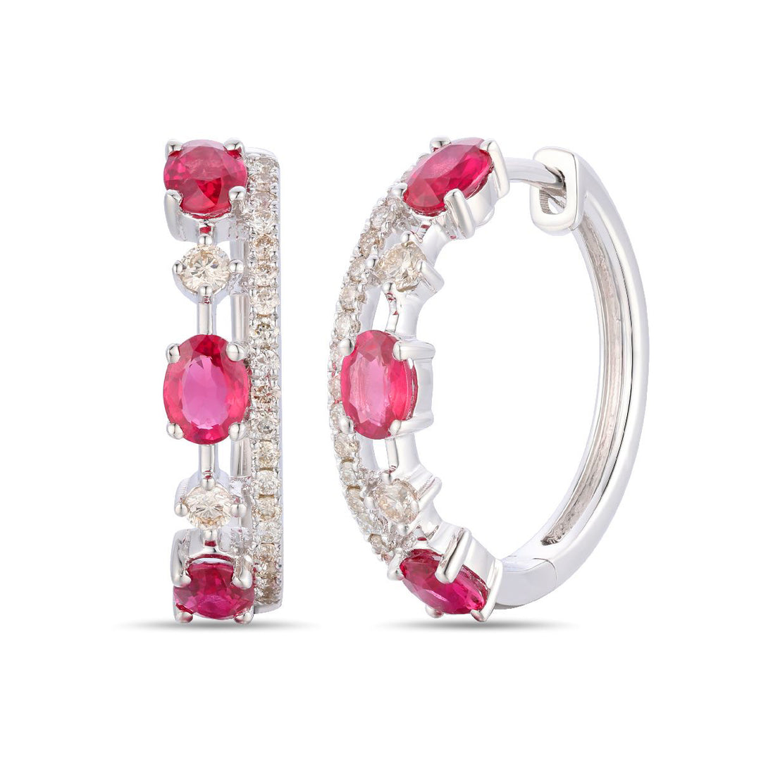 Vanilla Gold®Passion Ruby®EARRINGS