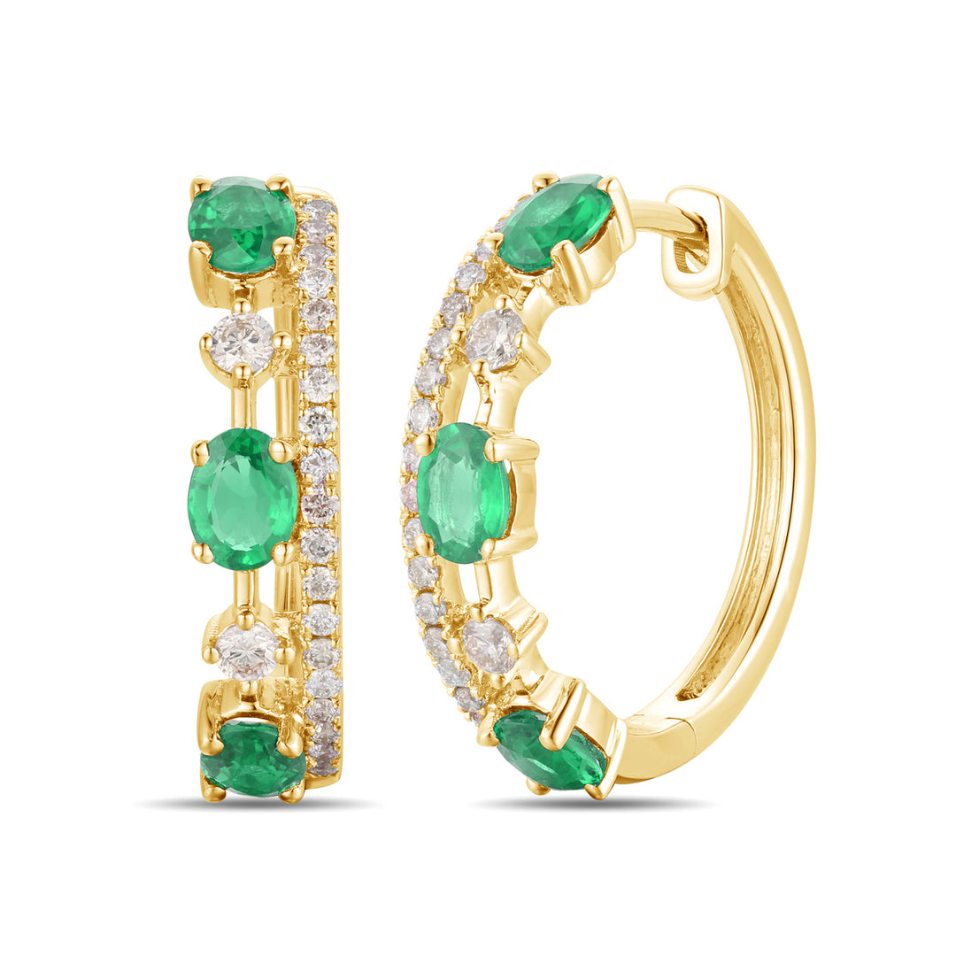 Honey Gold™Costa Smeralda Emeralds™EARRINGS