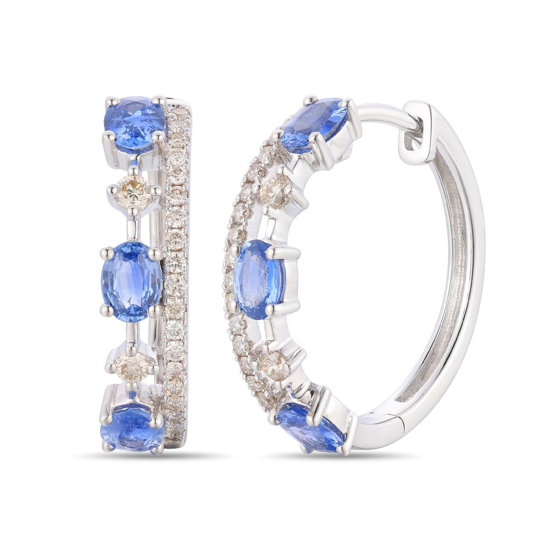 Vanilla Gold®Blueberry Sapphire™EARRINGS