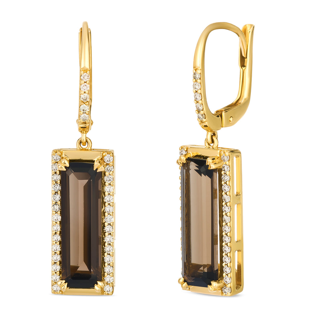 Honey Gold™Chocolate Quartz®EARRINGS