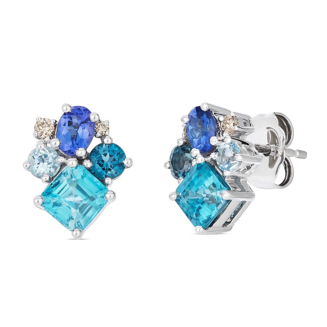 Vanilla Gold®Blueberry Zircon®EARRINGS