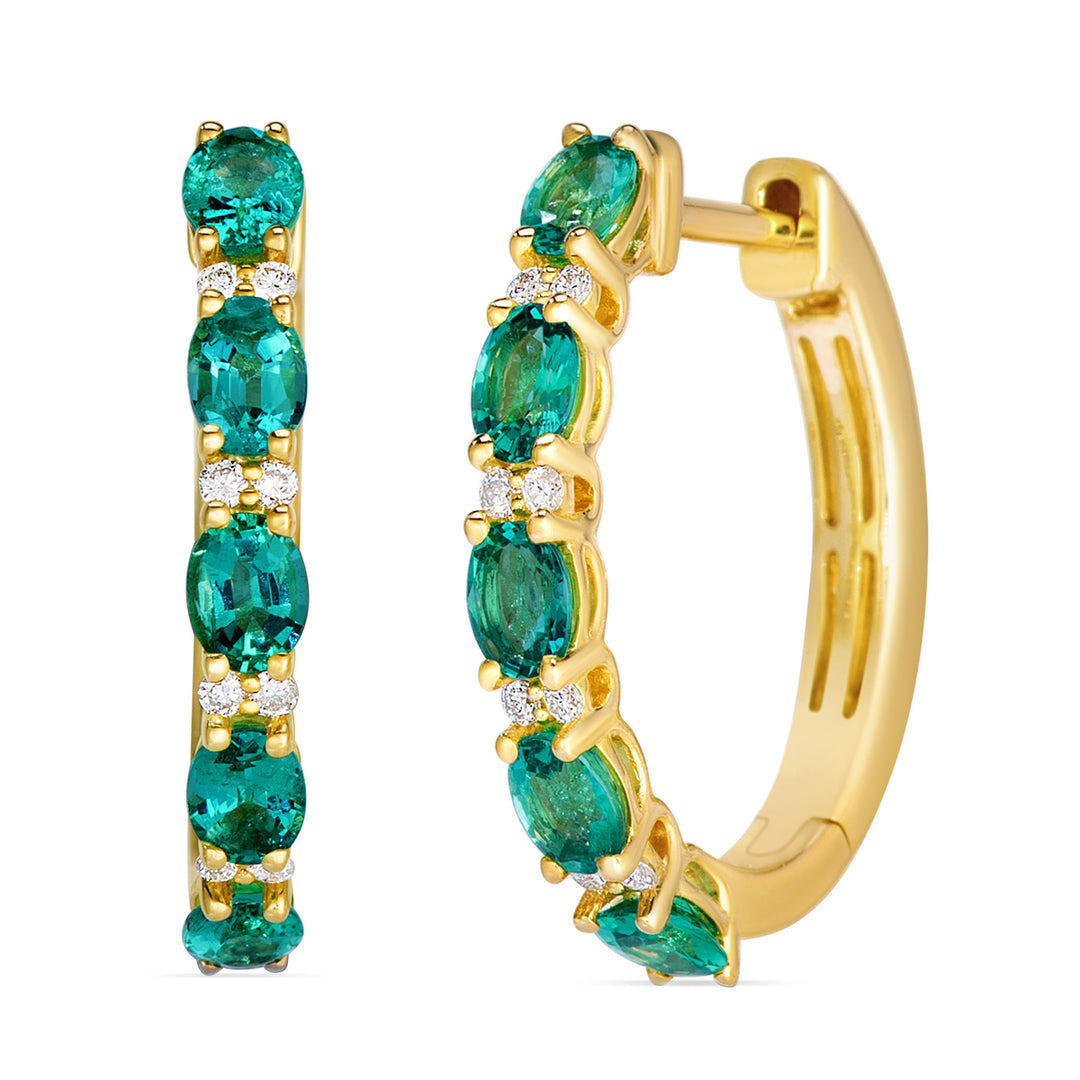 Honey Gold™Costa Smeralda Emeralds™EARRINGS