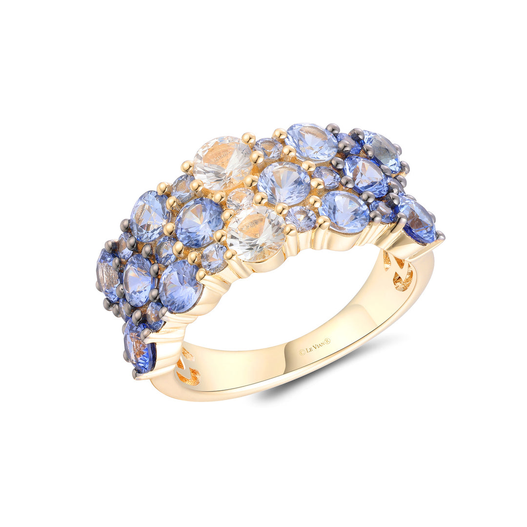 Honey Gold™Denim Ombré® SapphireRING