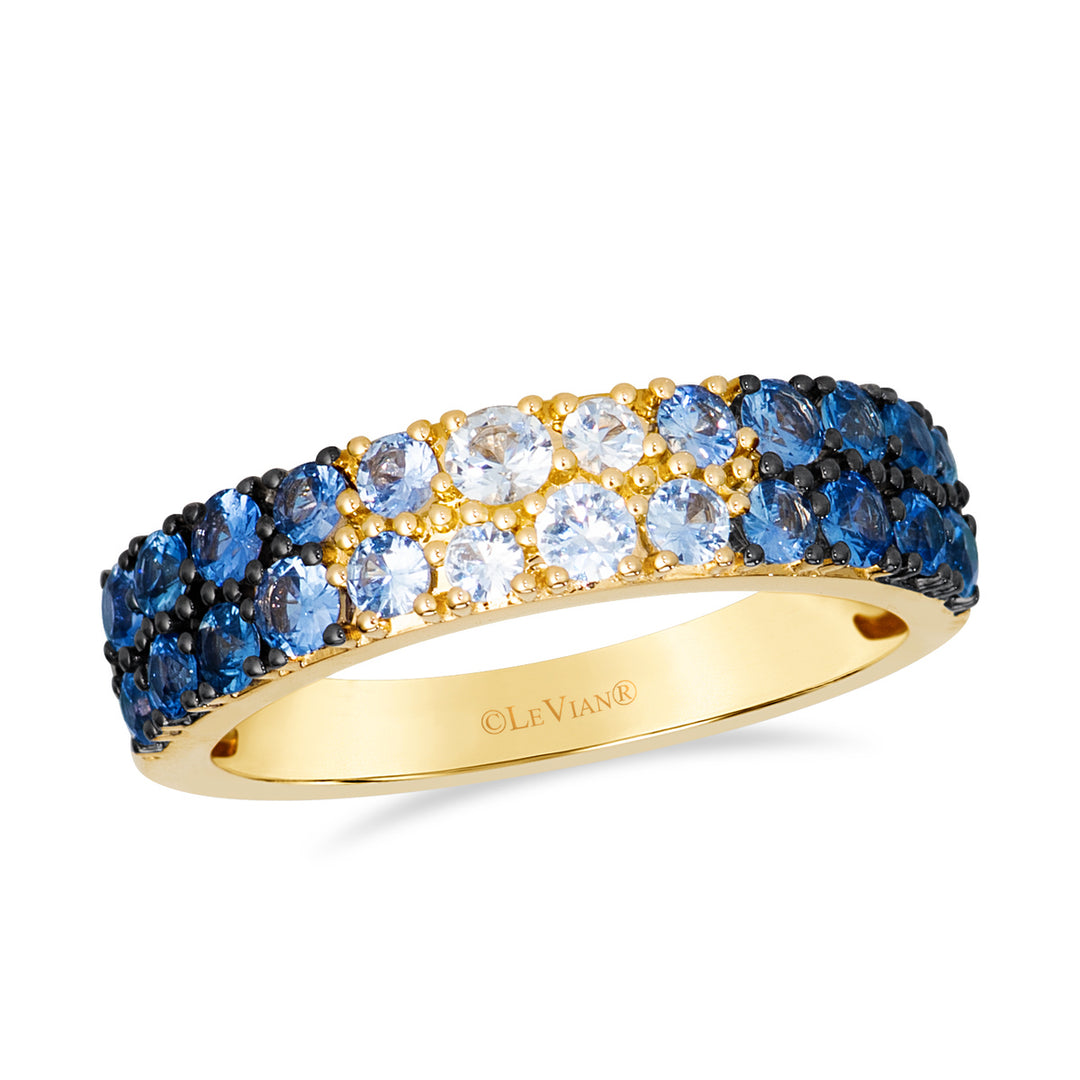 Honey Gold™Denim Ombré® SapphireRING