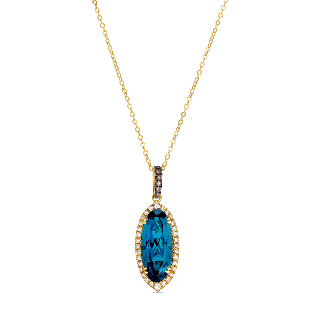 Honey Gold™Deep Sea Blue Topaz™PENDANT
