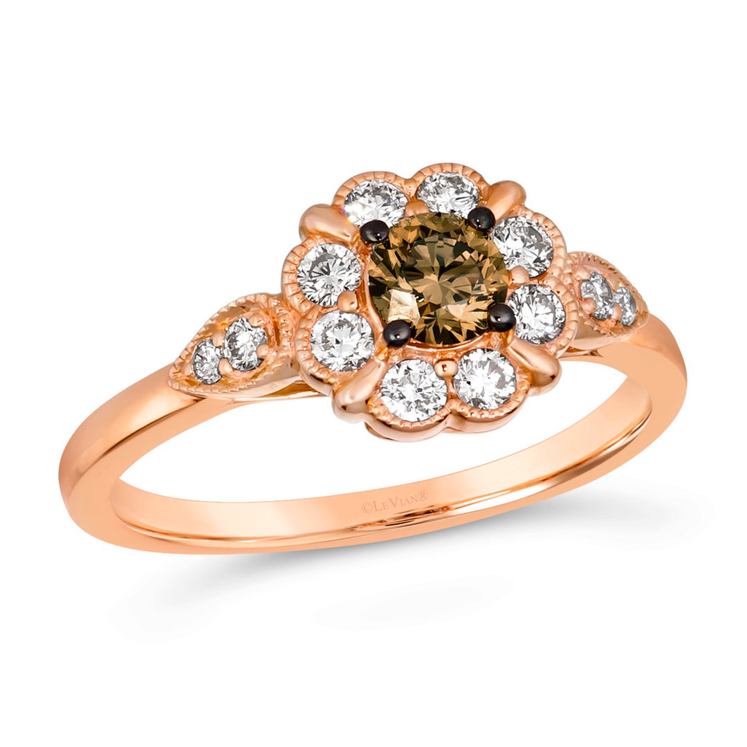 Strawberry Gold®Chocolate Diamonds®RING
