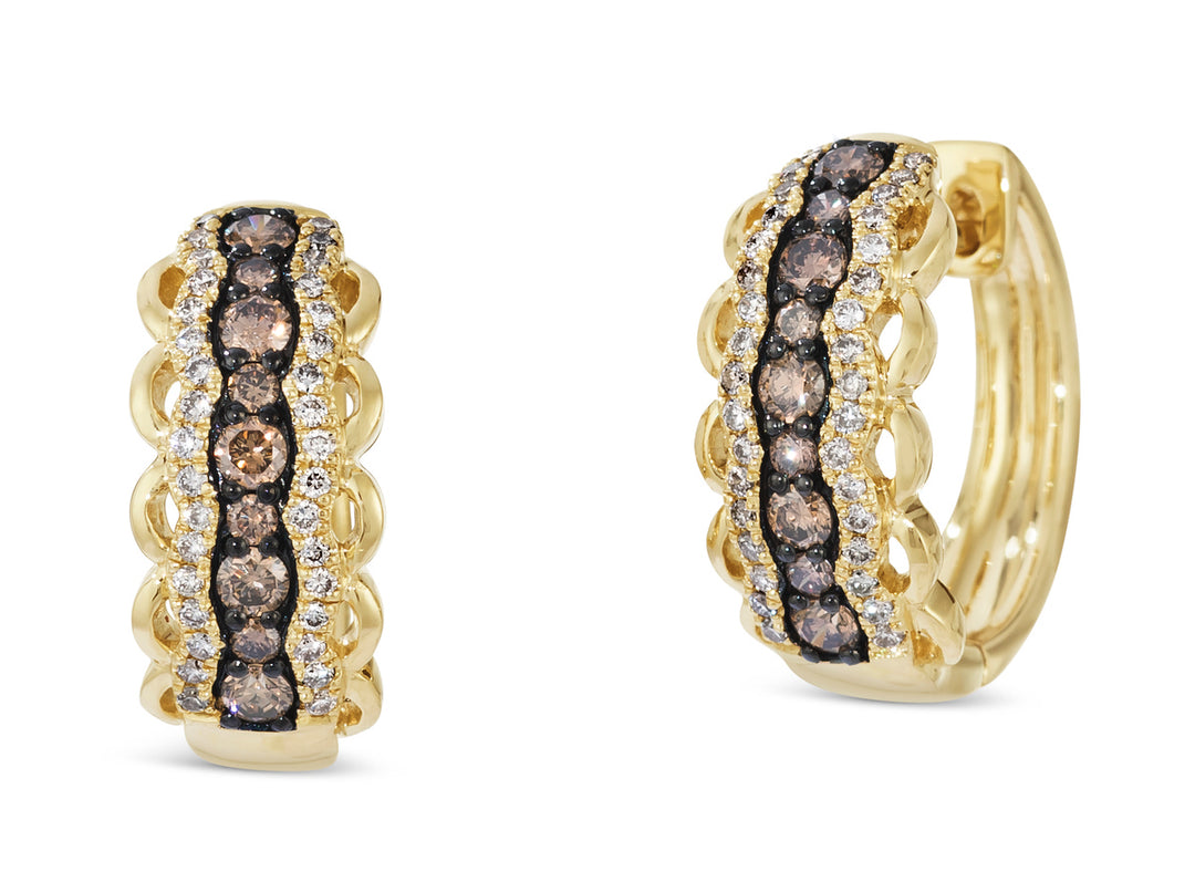 Honey Gold™Chocolate Diamonds®EARRINGS