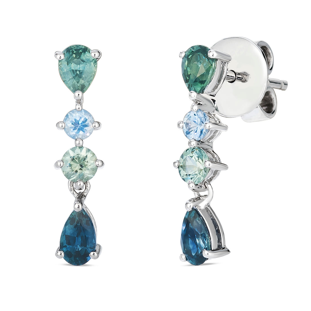 Vanilla Gold®Montana Sapphire Ombré™EARRINGS