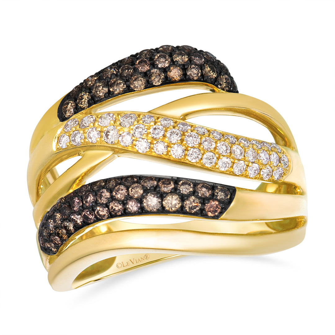 Honey Gold™Chocolate Diamonds®RING