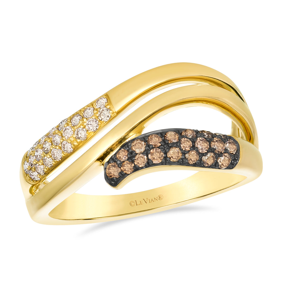 Honey Gold™Chocolate Diamonds®RING