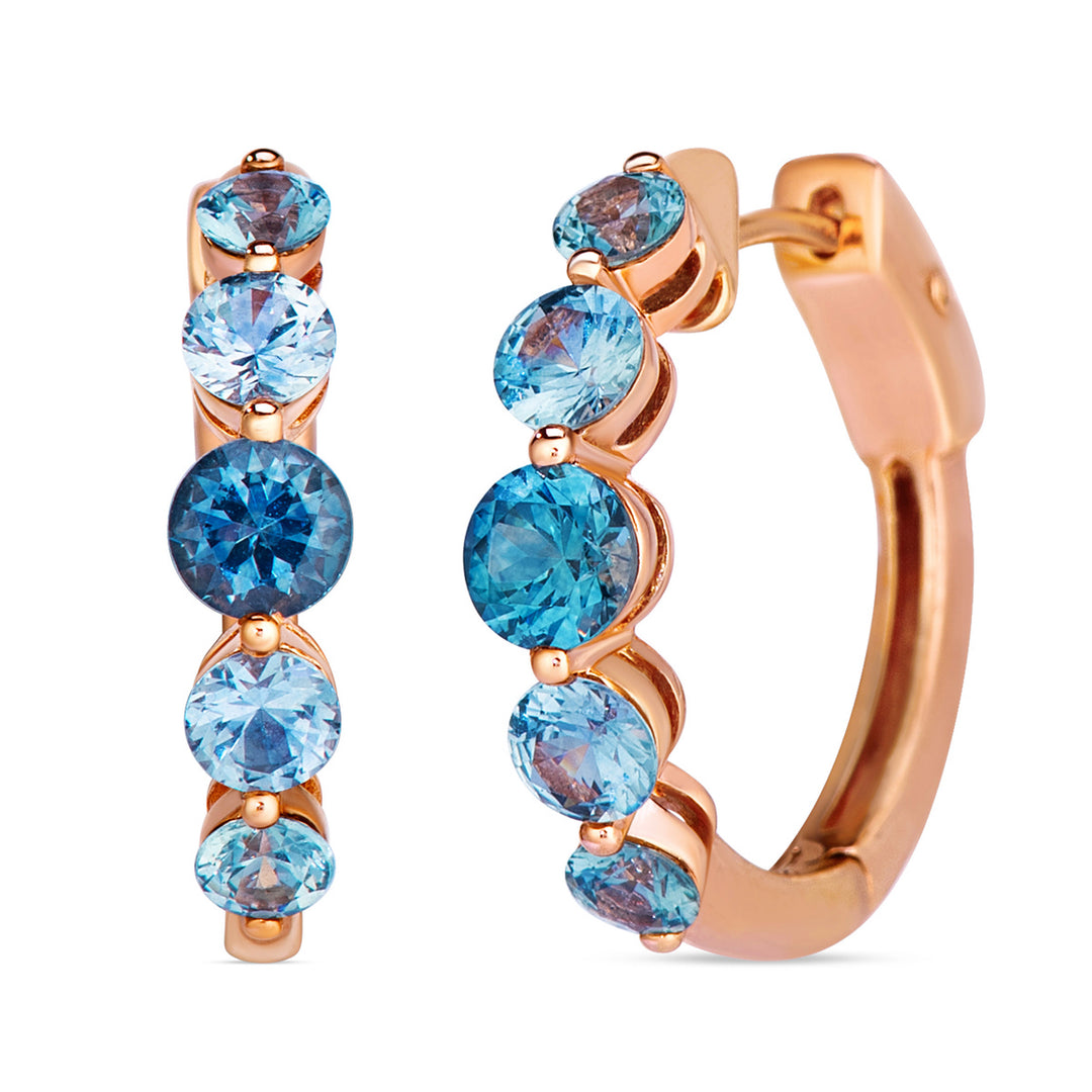 Strawberry Gold®Montana Sapphire Ombré™EARRINGS