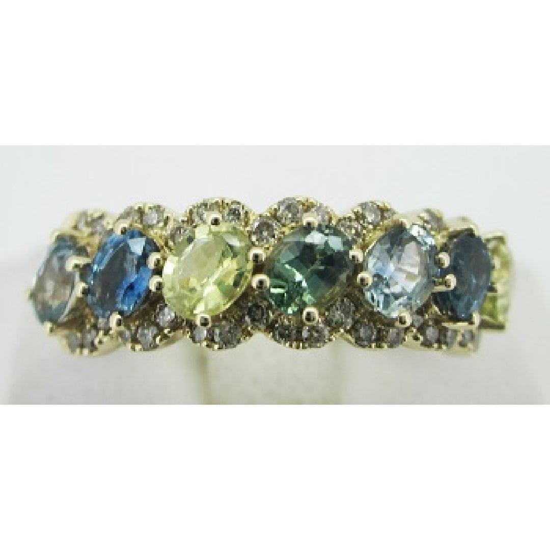 Honey Gold™Montana Sapphire Ombré™RING